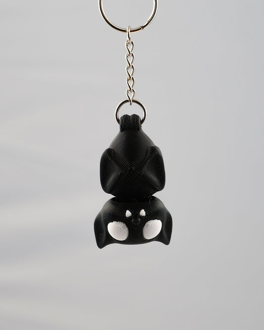 black bat keychain